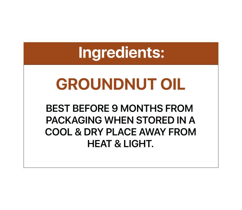 groundnut oil ingridents scaled - Sresth ORA