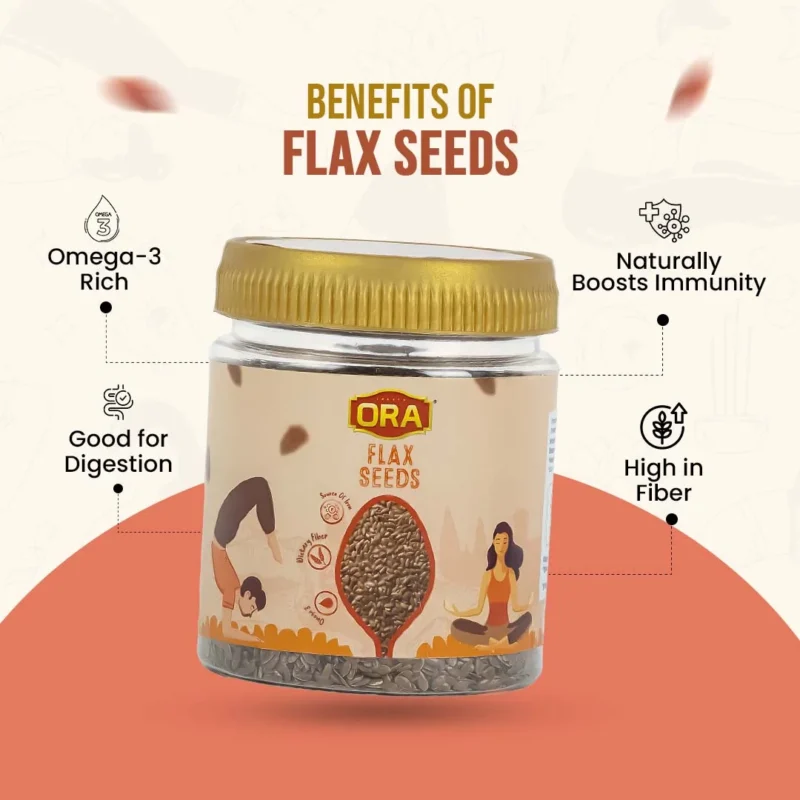 Flax Seeds: Nutrient-Dense Snack With Fiber & Antioxidant (250gm) - Image 2