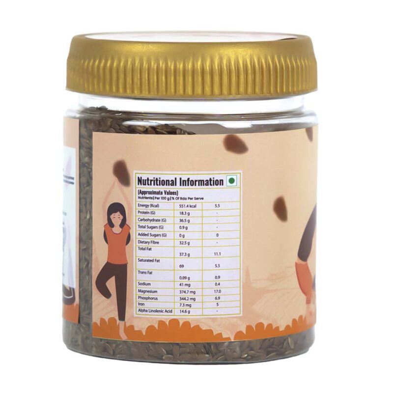 Sresth Ora Flax Seeds: Nutrient-Dense Snack With Fiber & Antioxidant (250gm) - Image 3