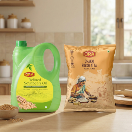 5 liters of Soyabean oil + 5Kg Atta Combo