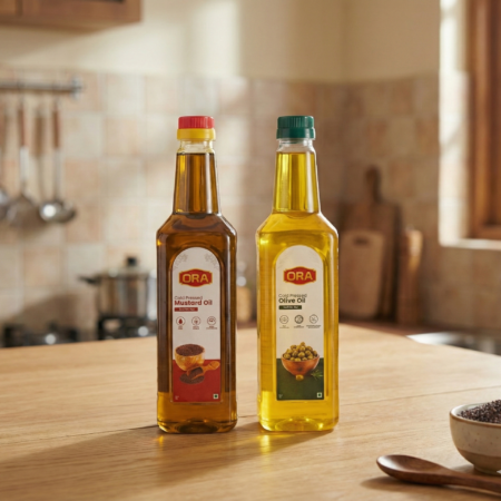Mustard Oil + Olive Oil Combo