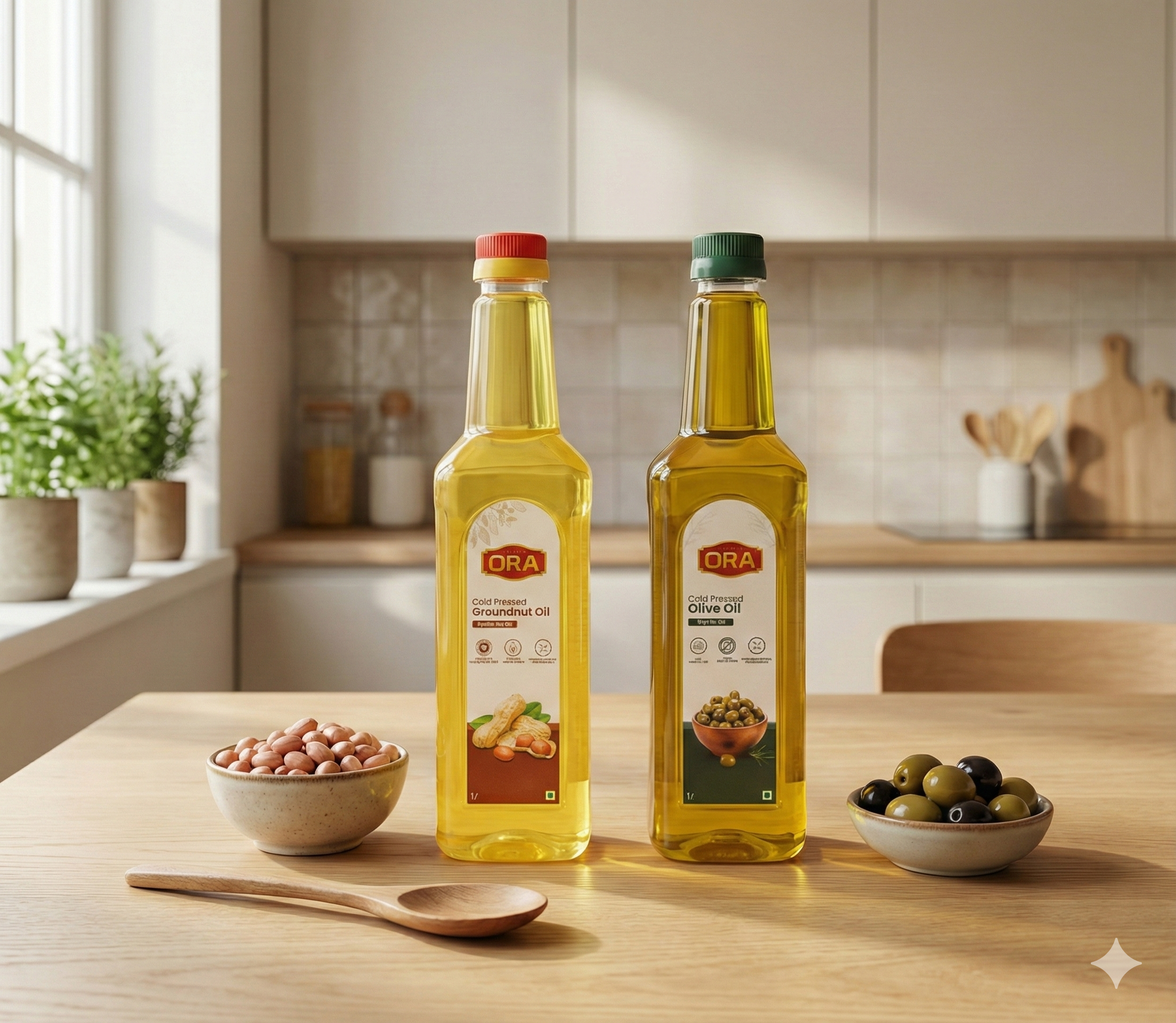 Groundnut Oil + Olive Oil Combo Groundnut Oil + Olive Oil Combo